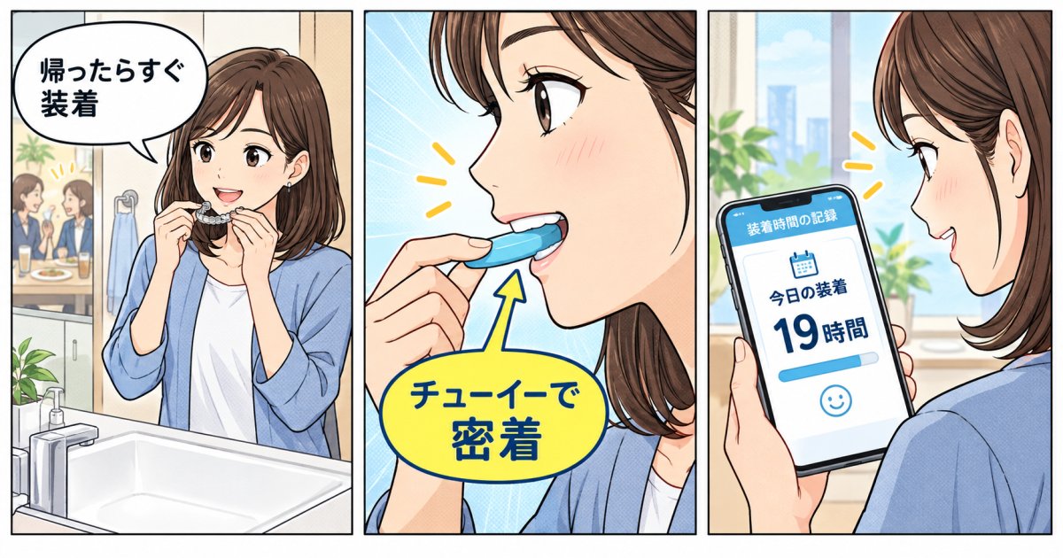 飲み会や外食が続く生活でも装着時間を確保する具体策