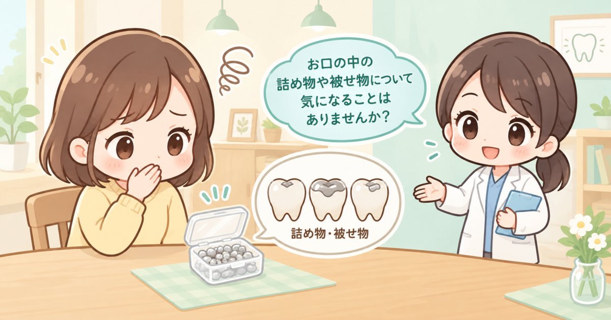 奥歯の詰め物が取れた時の応急処置｜受診前にやってはいけないこと